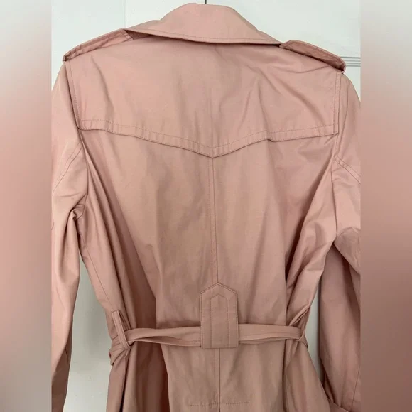 SAME EDELMAN pink trench coat - Picture 8 of 9